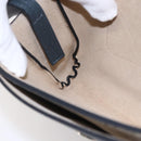 Chloe Fay Shoulder Bag Suede Leather Blue Gold Auth BA8055-18