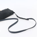 Chloe Fay Shoulder Bag Suede Leather Blue Gold Auth BA8055-7