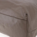 Chloe Eclipse Tote Bag Leather Beige Brown Auth BA8056-12