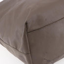 Chloe Eclipse Tote Bag Leather Beige Brown Auth BA8056-13