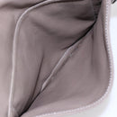 Chloe Eclipse Tote Bag Leather Beige Brown Auth BA8056-22