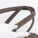 Chloe Eclipse Tote Bag Leather Beige Brown Auth BA8056-8