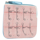 HERMES Carre Pocket Pouch Leather Multicolor Auth BA8061M-1