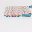 HERMES Carre Pocket Pouch Leather Multicolor Auth BA8061M-4