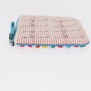 HERMES Carre Pocket Pouch Leather Multicolor Auth BA8061M-5