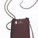 CHANEL Matelasse Chain iPhone Case Lamb Skin Black Gold CC Auth BA8062-17