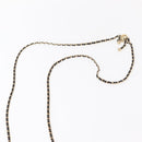 CHANEL Matelasse Chain iPhone Case Lamb Skin Black Gold CC Auth BA8062-8