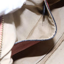 Chloe Pouch Leather Brown Gold Auth BA8064-11