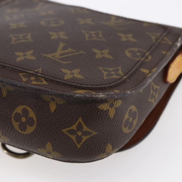 LOUIS VUITTON Monogram Saint Cloud MM Shoulder Bag M51243 LV Auth BA8066