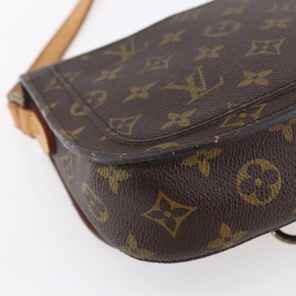 LOUIS VUITTON Monogram Saint Cloud MM Shoulder Bag M51243 LV Auth BA8066