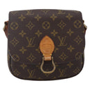 LOUIS VUITTON Monogram Saint Cloud MM Shoulder Bag M51243 LV Auth BA8066-13