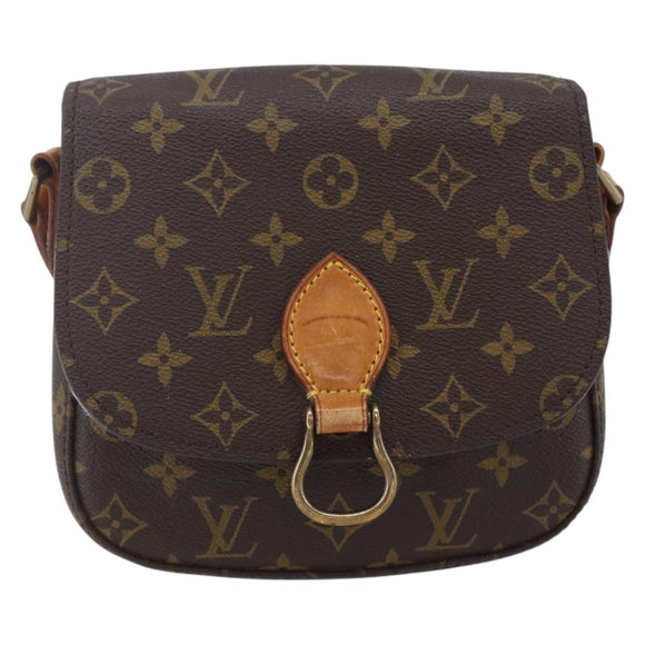 LOUIS VUITTON Monogram Saint Cloud MM Shoulder Bag M51243 LV Auth BA8066