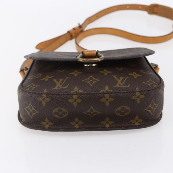 LOUIS VUITTON Monogram Saint Cloud MM Shoulder Bag M51243 LV Auth BA8066