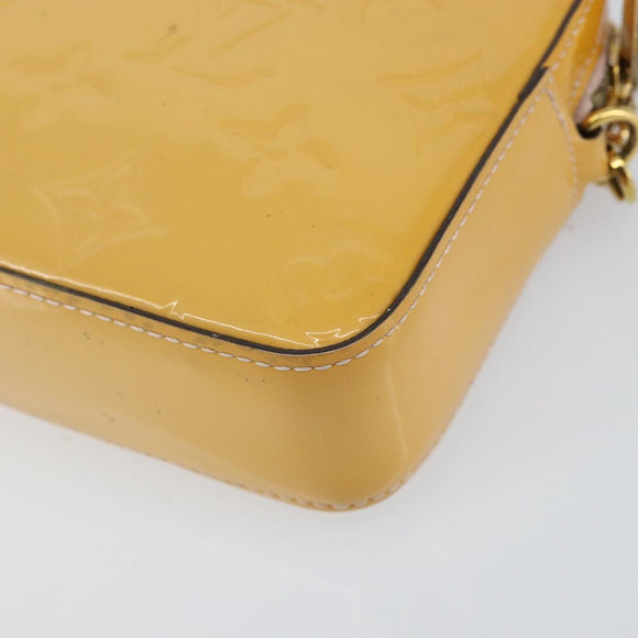 LOUIS VUITTON Monogram Vernis Kameratasche Rose Valerine M64058 LV Auth BA8067
