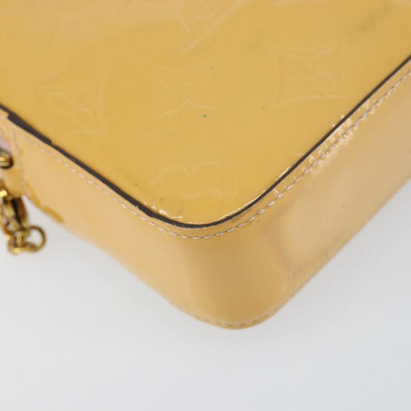 LOUIS VUITTON Monogram Vernis Kameratasche Rose Valerine M64058 LV Auth BA8067