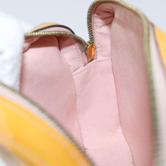 LOUIS VUITTON Monogram Vernis Kameratasche Rose Valerine M64058 LV Auth BA8067