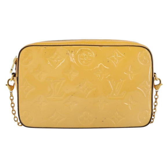 LOUIS VUITTON Monogram Vernis Kameratasche Rose Valerine M64058 LV Auth BA8067