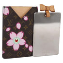 LOUIS VUITTON Monogram Cherry Blossom Etui Miroir M92018 LV Auth BA8069-1