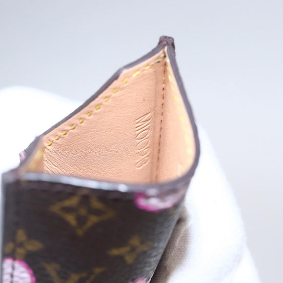 LOUIS VUITTON Monogram Cherry Blossom Etui Miroir M92018 LV Auth BA8069