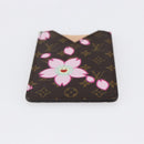 LOUIS VUITTON Monogram Cherry Blossom Etui Miroir M92018 LV Auth BA8069-6