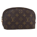 LOUIS VUITTON Monogram Pochette Cosmetic PM Cosmetic Pouch M47515 LV Auth BA8070-1