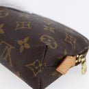 LOUIS VUITTON Monogram Pochette Cosmetic PM Cosmetic Pouch M47515 LV Auth BA8070-15