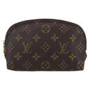 LOUIS VUITTON Monogram Pochette Cosmetic PM Cosmetic Pouch M47515 LV Auth BA8070-13