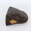LOUIS VUITTON Monogram Pochette Cosmetic PM Cosmetic Pouch M47515 LV Auth BA8070-4