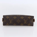 LOUIS VUITTON Monogram Pochette Cosmetic PM Cosmetic Pouch M47515 LV Auth BA8070-6