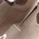 GUCCI GG Supreme Web Sherry Line Tote Bag PVC Beige Gold Auth BA8073-18