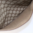 GUCCI GG Supreme Web Sherry Line Tote Bag PVC Beige Gold Auth BA8073-20