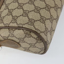 GUCCI GG Supreme Web Sherry Line Bag PVC Beige Gold 56 02 088 Auth BA8074-11