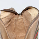 GUCCI GG Supreme Web Sherry Line Bag PVC Beige Gold 56 02 088 Auth BA8074-19