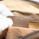 GUCCI GG Supreme Web Sherry Line Bag PVC Beige Gold 56 02 088 Auth BA8074-24