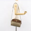 GUCCI GG Supreme Web Sherry Line Bag PVC Beige Gold 56 02 088 Auth BA8074-25