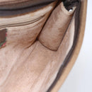 GUCCI GG Supreme Clutch Bag PVC Leather Beige Gold 41 01 037 Auth BA8075-19