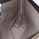 GUCCI GG Plus Supreme Clutch Bag PVC Beige Gold Auth BA8076-17