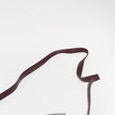 CARTIER Must Line Shoulder Bag Leather Bordeaux Gold Auth BA8080-8