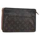 LOUIS VUITTON Monogram Pochette Homme Clutch Bag M51795 LV Auth BA8088-1