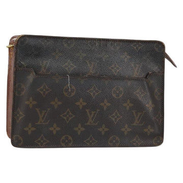 LOUIS VUITTON Monogram Pochette Homme Clutch Bag M51795 LV Auth BA8088