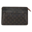 LOUIS VUITTON Monogram Pochette Homme Clutch Bag M51795 LV Auth BA8088-13