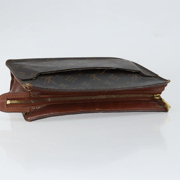 LOUIS VUITTON Monogram Pochette Homme Clutch Bag M51795 LV Auth BA8088