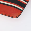 GIVENCHY Clutch Bag Leather Red Auth BA809-15