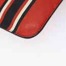GIVENCHY Clutch Bag Leather Red Auth BA809-14