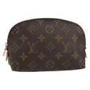 LOUIS VUITTON Monogram Pochette Cosmetic PM Cosmetic Pouch M47515 LV Auth BA8090-1