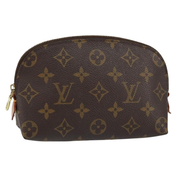 LOUIS VUITTON Monogram Pochette Cosmetic PM Cosmetic Pouch M47515 LV Auth BA8090