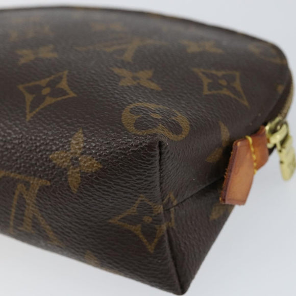 LOUIS VUITTON Monogram Pochette Cosmetic PM Cosmetic Pouch M47515 LV Auth BA8090