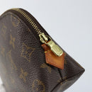 LOUIS VUITTON Monogram Pochette Cosmetic PM Cosmetic Pouch M47515 LV Auth BA8090-8