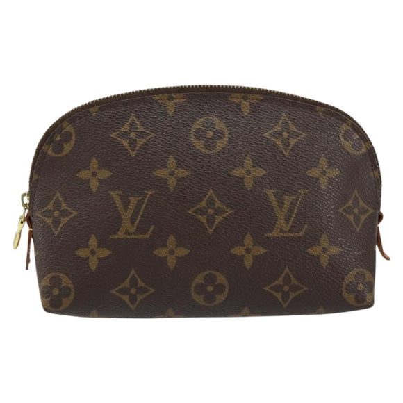 LOUIS VUITTON Monogram Pochette Cosmetic PM Cosmetic Pouch M47515 LV Auth BA8090