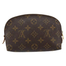 LOUIS VUITTON Monogram Pochette Cosmetic PM Cosmetic Pouch M47515 LV Auth BA8090-2